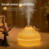 Mignon petit oignon humidificateur avec lampe LED USB ultrasonique silencieux 300ml