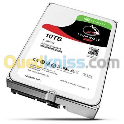 Disque Seagate IronWolf PRO NAS - 10Tb - 3.5" SATA - Red -