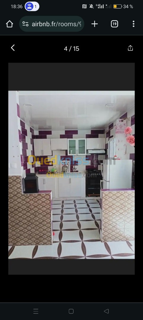 Location Bungalow Mostaganem Mezghrane