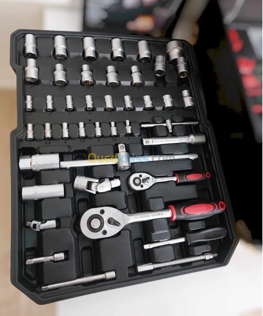 Valise à outils professionnel 187 pièces 