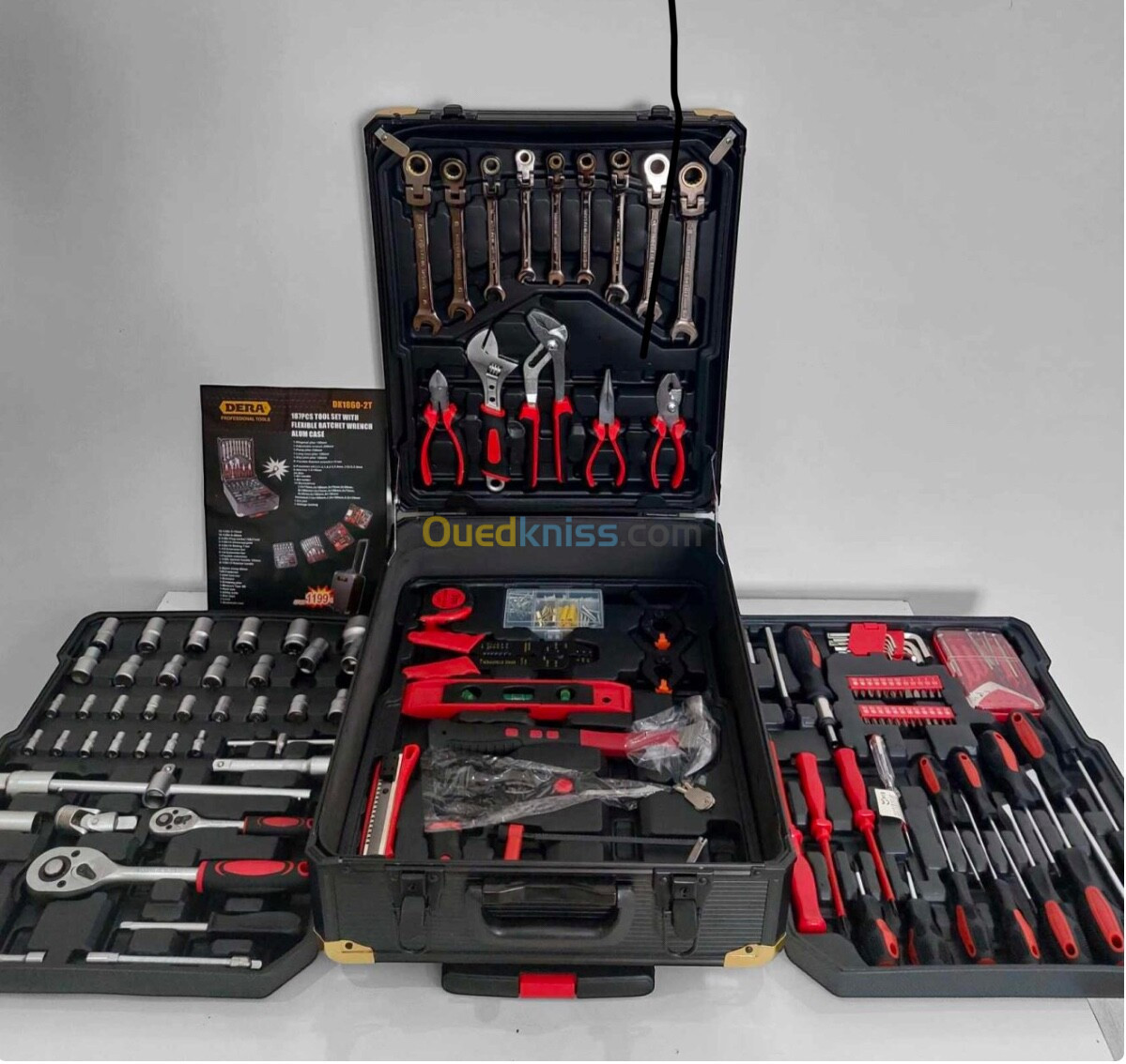 Valise à outils professionnel 187 pièces 