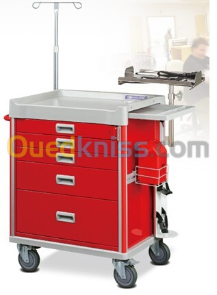 CHARIOT D'URGENCE MEDICAL ALLU ABS 