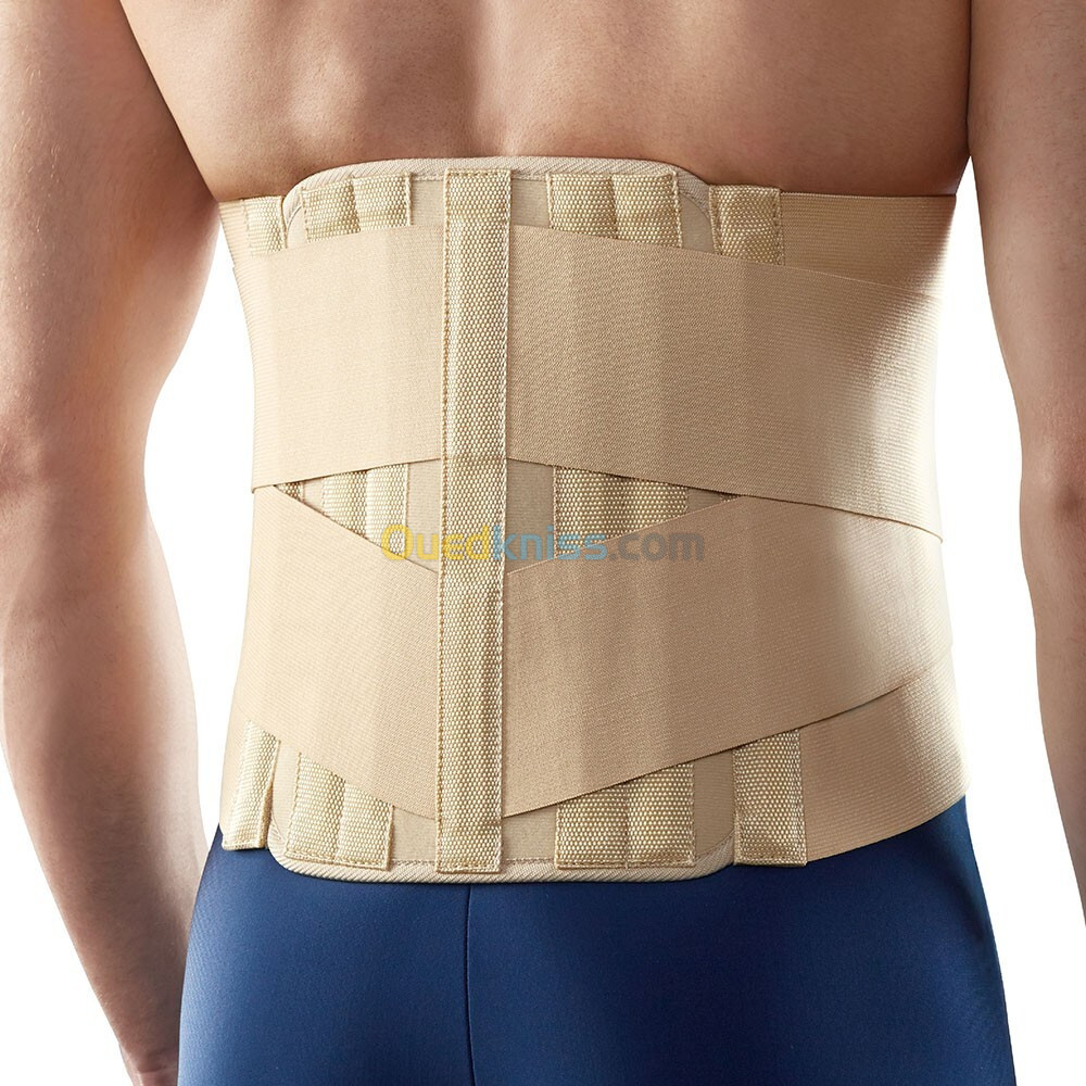 CEINTURE LOMBAIRE + COLLIER CERVICAL + GENOUILLERE + CHEVILLERE + ATTELLE OU AUTRE PRODUITS ORTHOPEDIQUE 