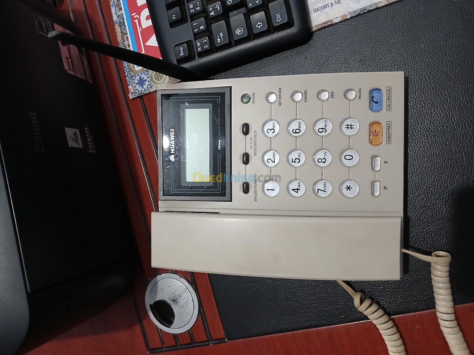 Fax Panasonic +téléphone fixe Panasonic et huaii