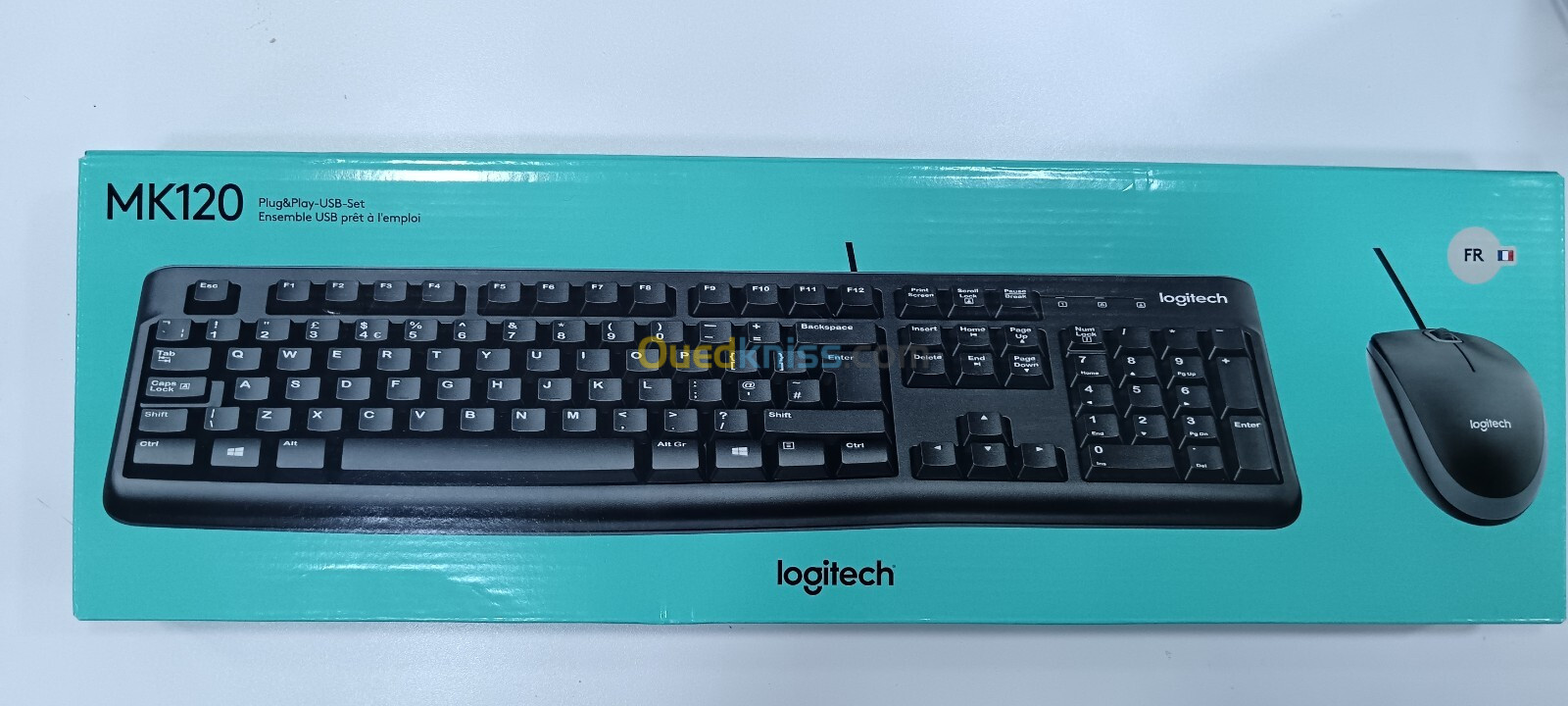 CLAVIER+SOURIES  FILAIRE LOGITECH