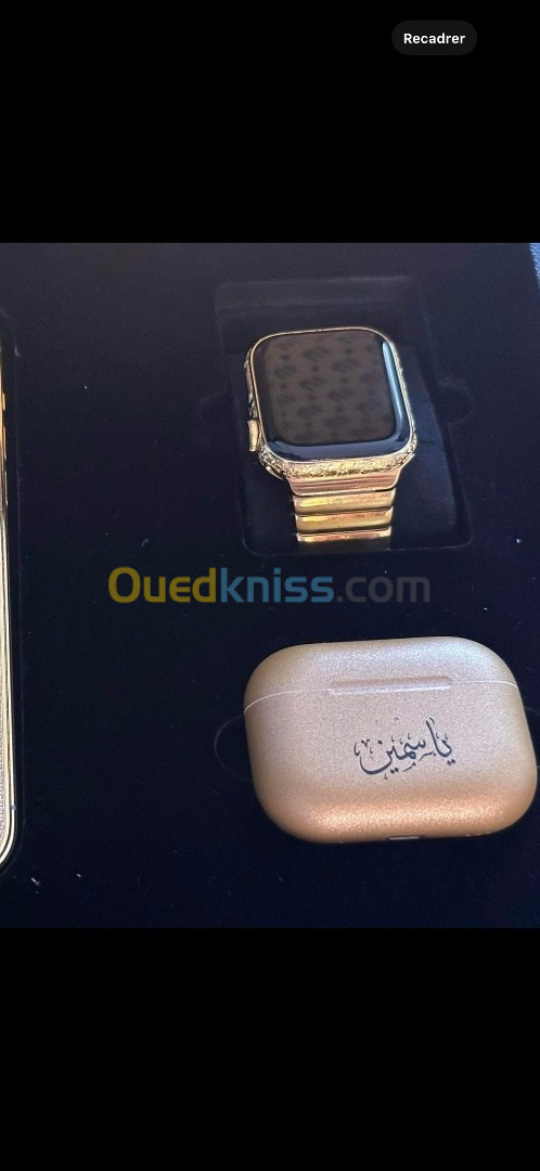 Appel Watch série 8 gold edition Rolex et AirPods Pro Max 