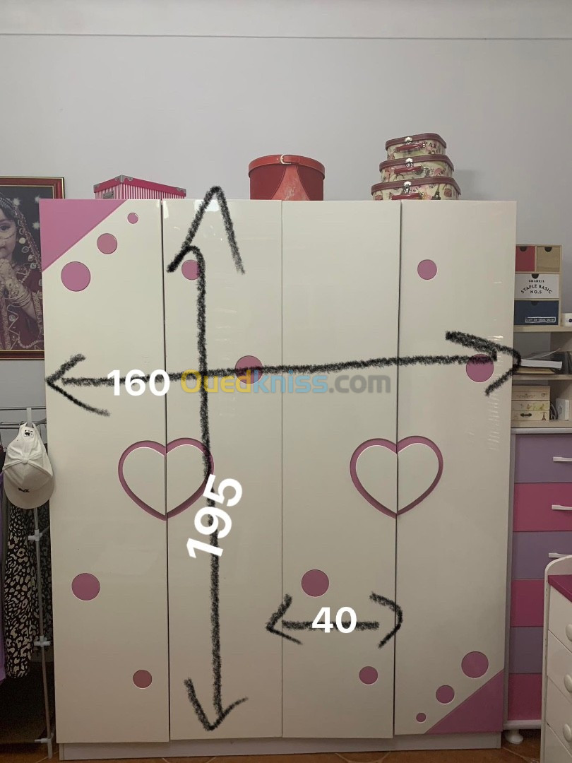 Armoire pour fille 