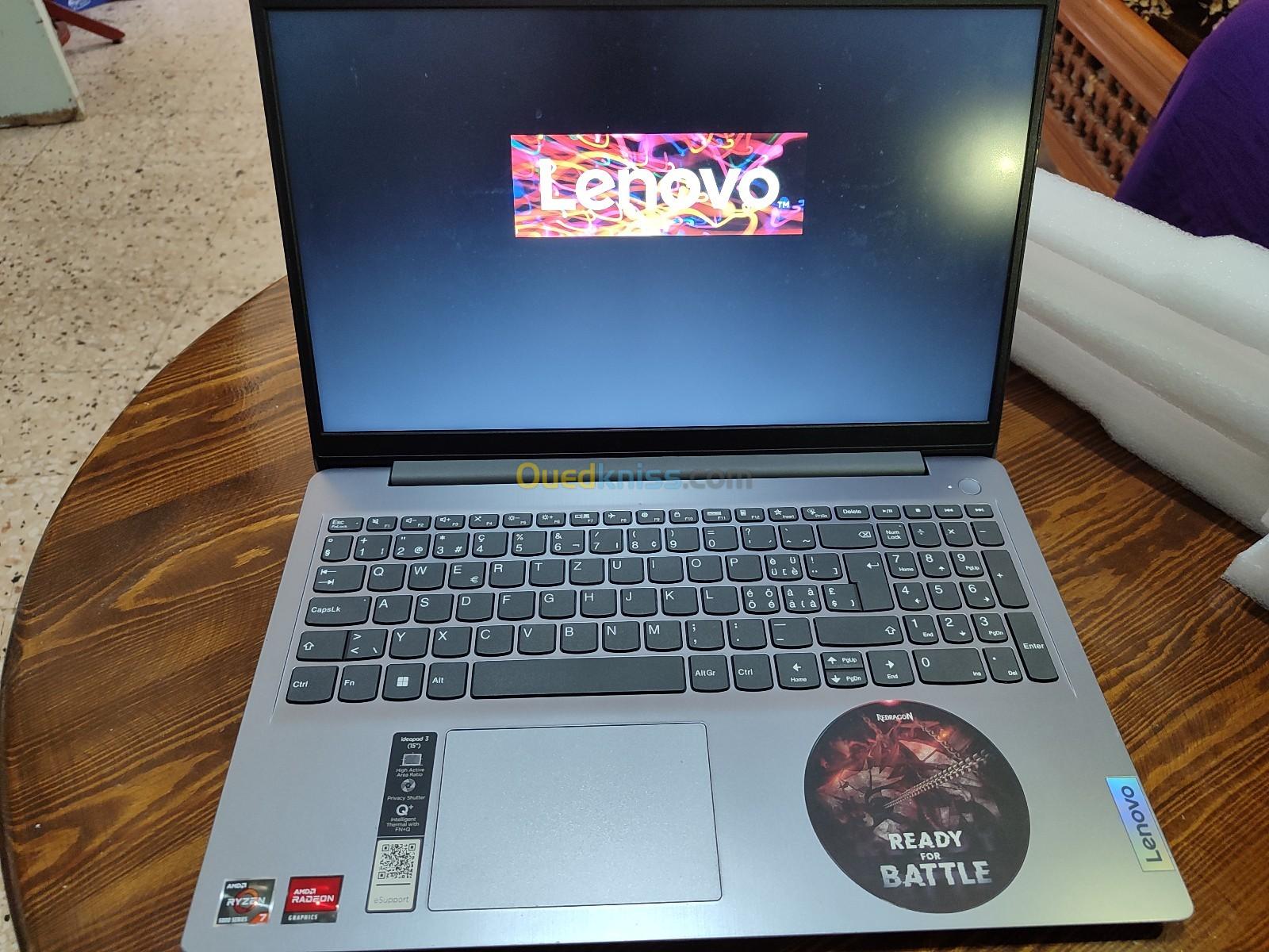 Lenovo ideapad 3 | Ryzen 7 5700u | 16 GB RAM | 512 SSD Nvme | ECRAN FHD IPS 15.6 