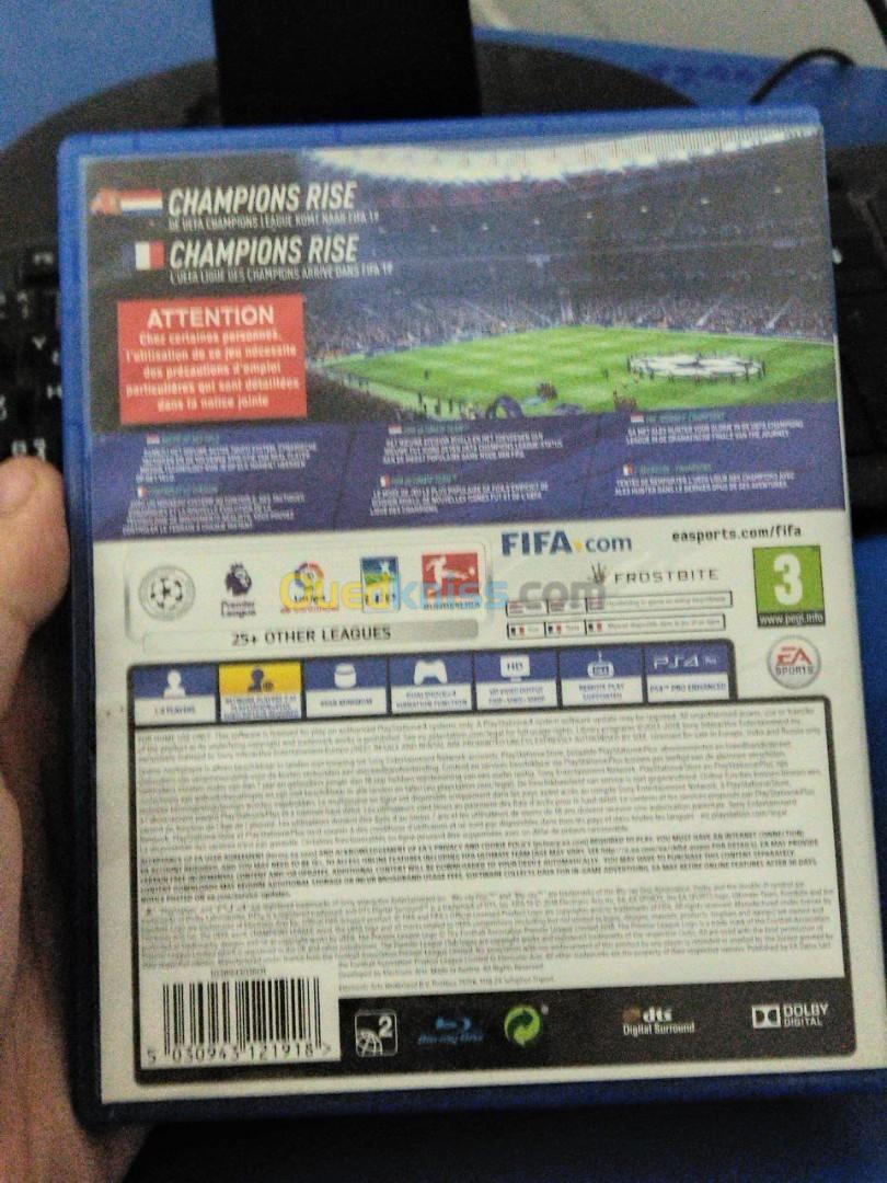 CD PS4 : FIFA19 (1200 Da) (نبيع و نبرز)