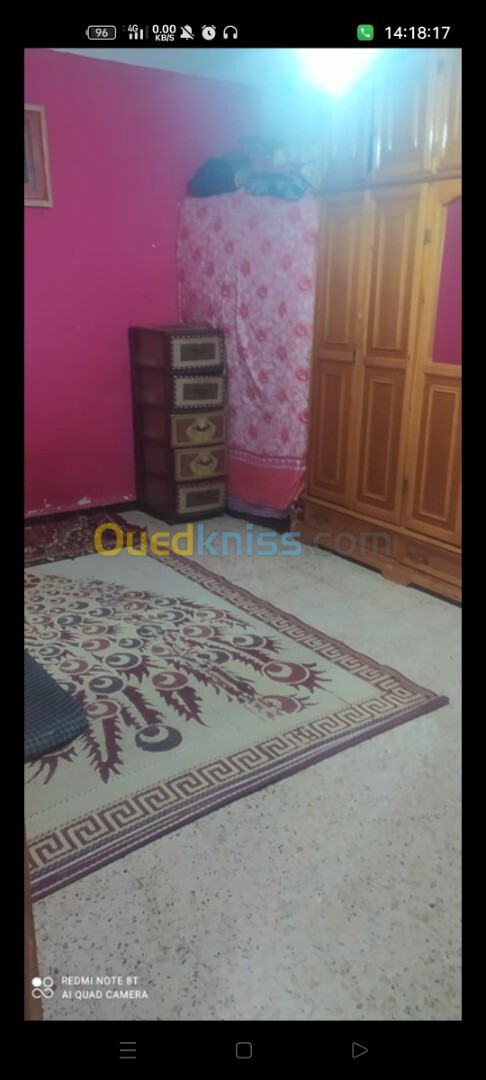 Vente Appartement F3 Tissemsilt Khemisti