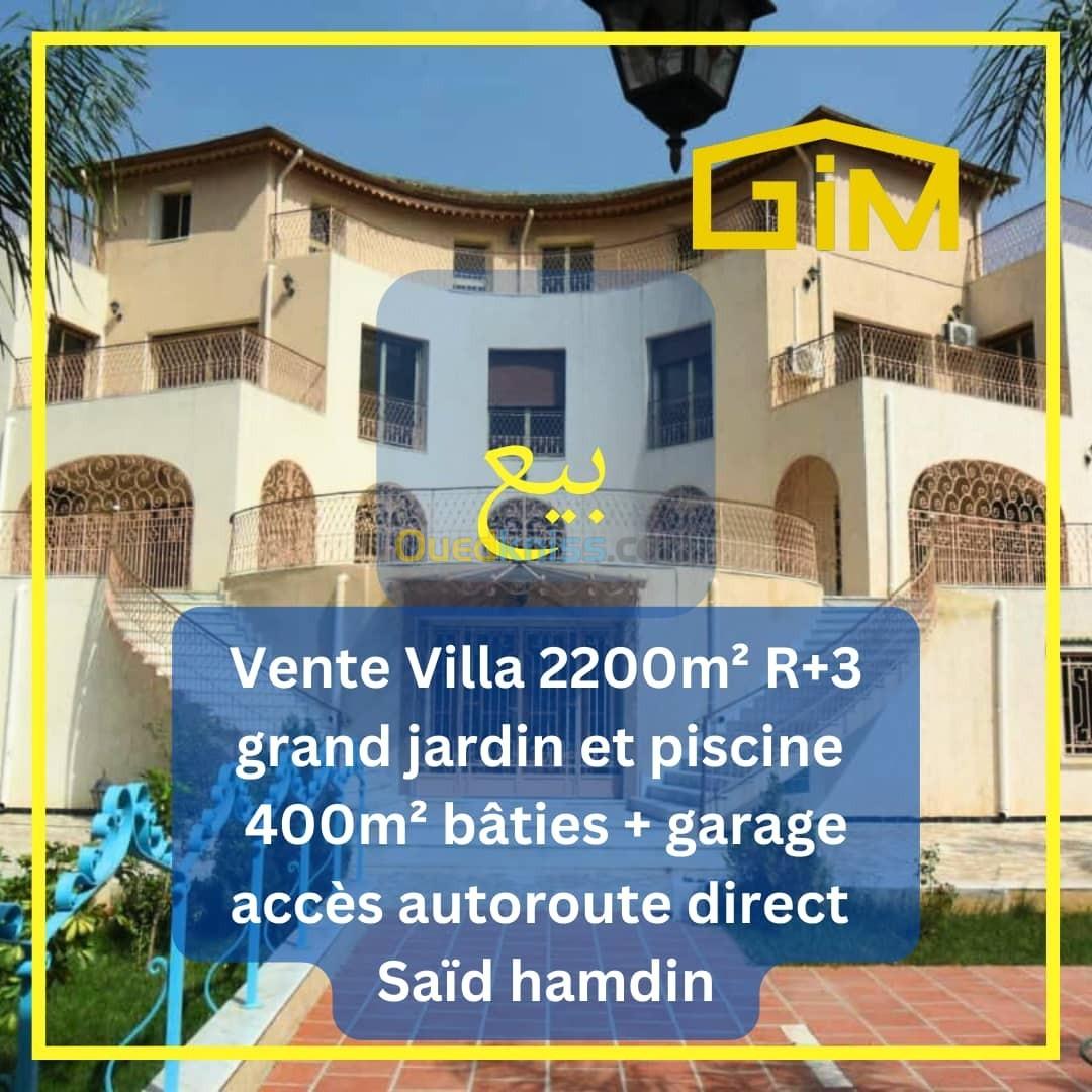 Vente Villa Alger Said hamdine