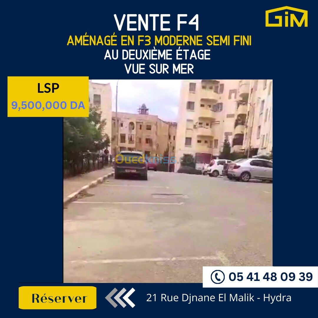 Vente Appartement F3 Tipaza Bou ismail