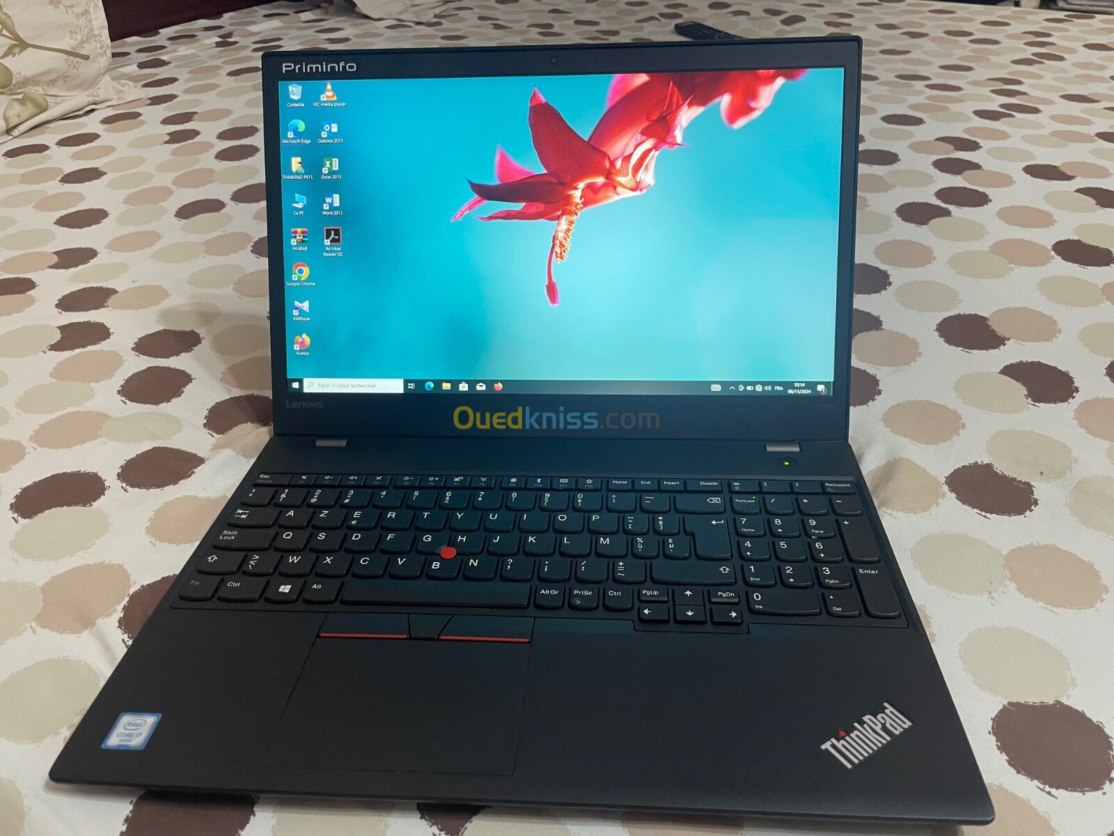 Thinkpad i7/6eme/16g ram/512ssd