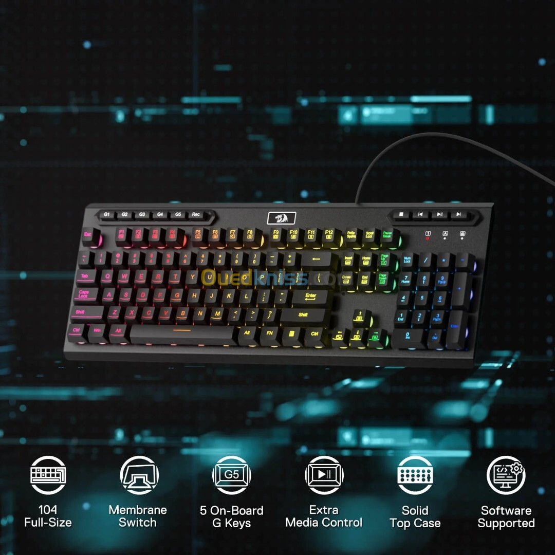  CLAVIER Redragon K513 RGB