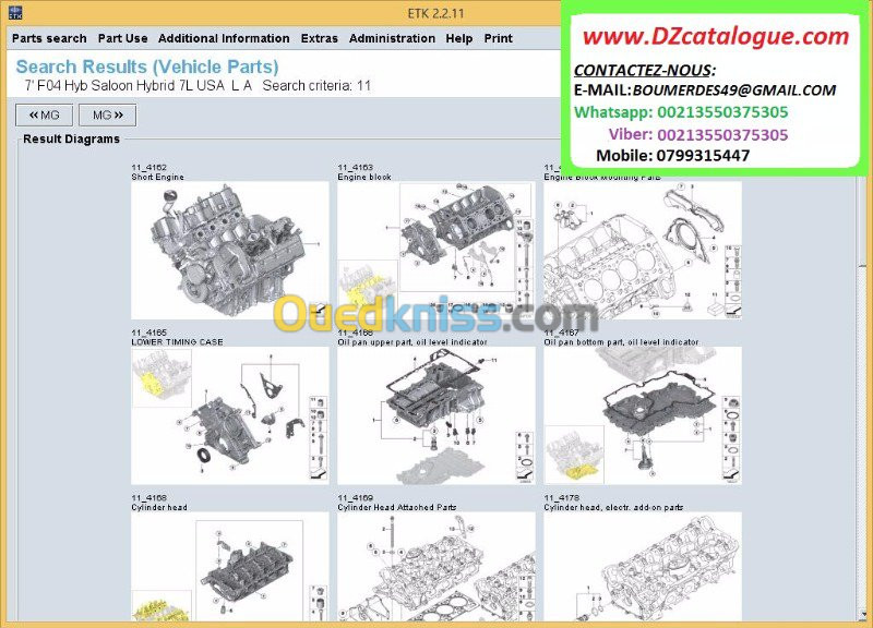 ETK BMW 2021 online