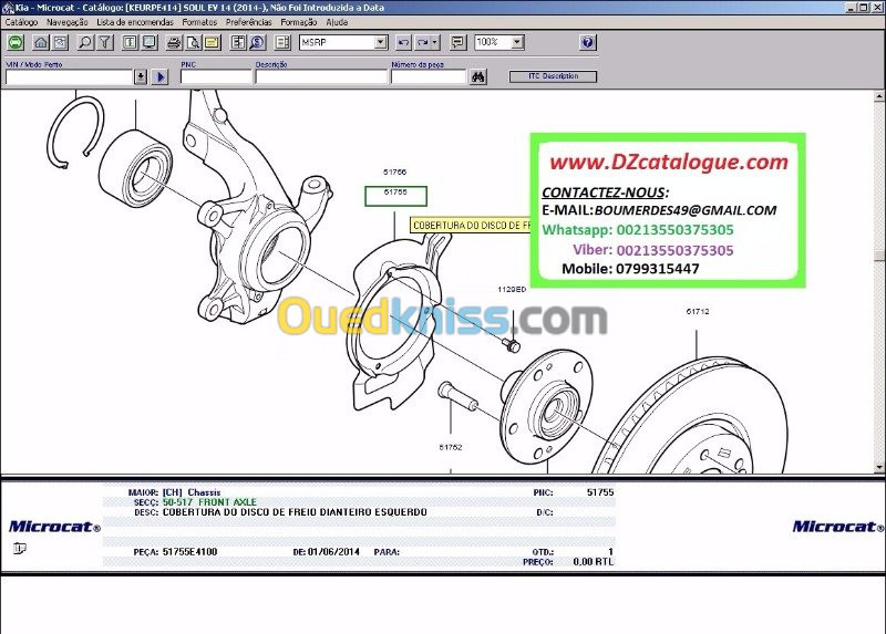 Microcat KIA 2021 online