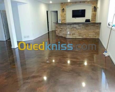 epoxy floor metalique & 3d 