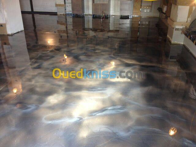 epoxy floor metalique & 3d 