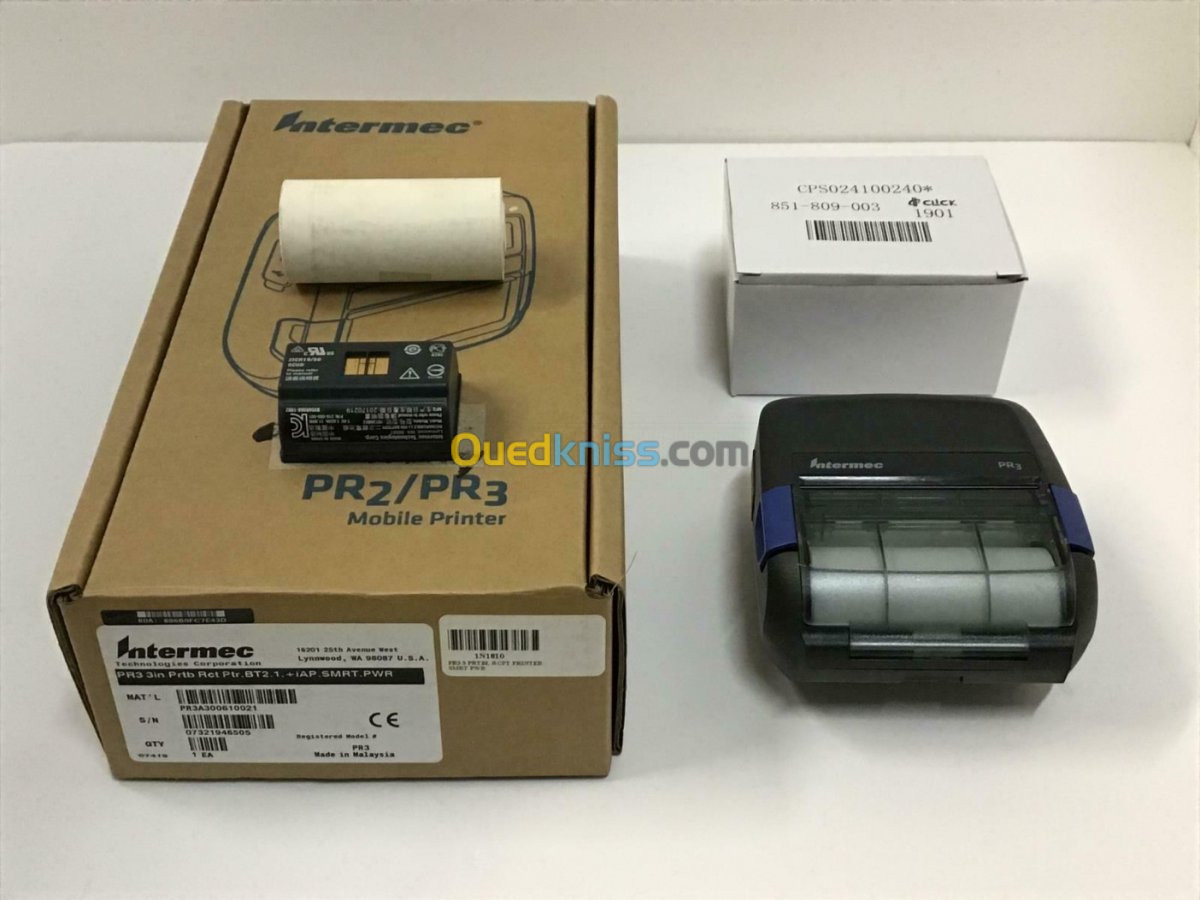 Imprimante mobile d'étiquette et reçu Bluetooth