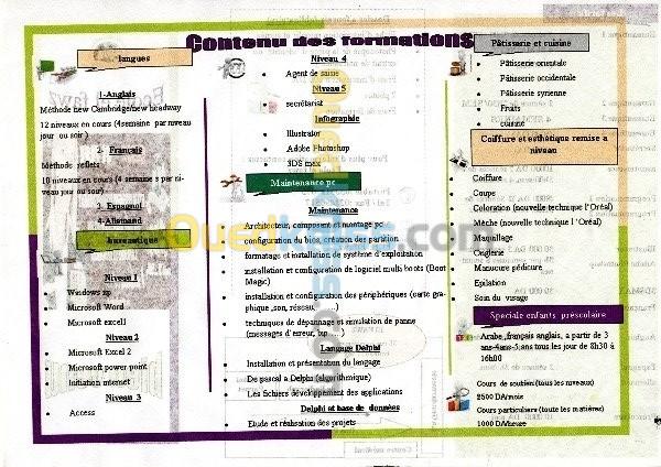 enseignement d informatique et langues