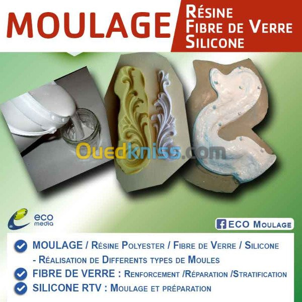 Formation Moulage Résine/Fibre de Verre/Silicone