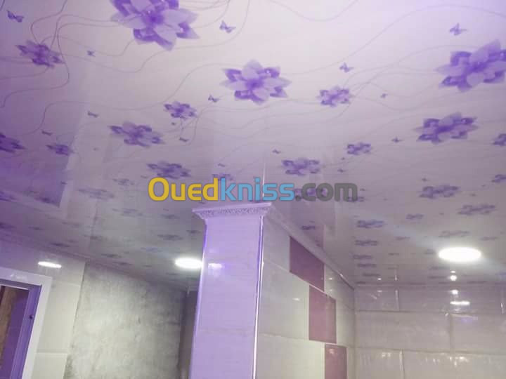 Faux plafond en pvc