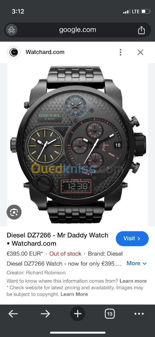 Diesel DZ7266 - Mr Daddy Watch