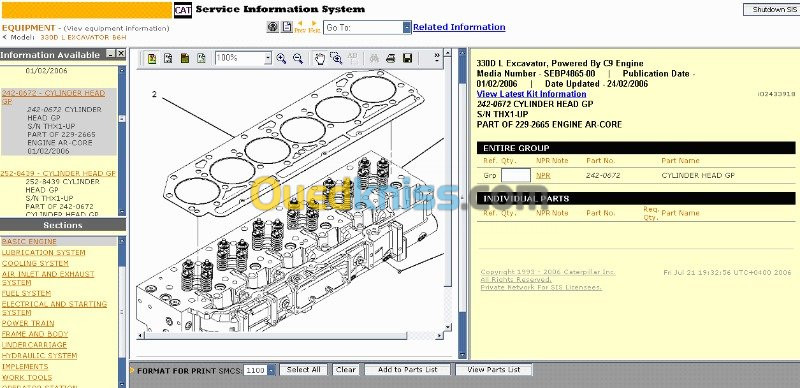 CATERPILLAR SIS 2020