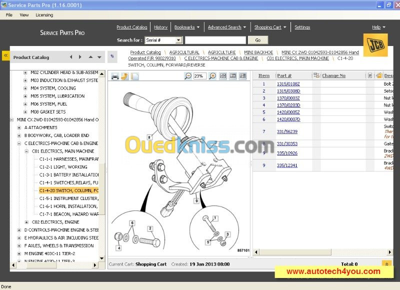 JCB Service Parts Pro 2017