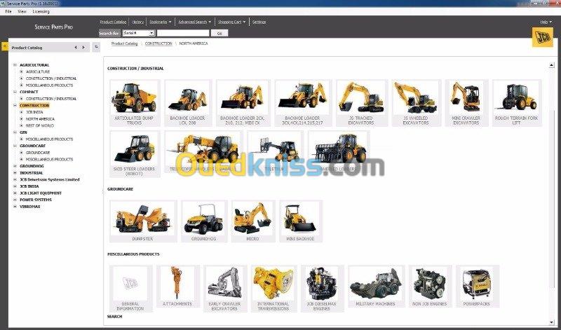 JCB Service Parts Pro 2017