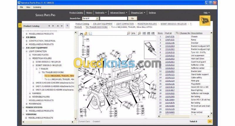 JCB Service Parts Pro 2017