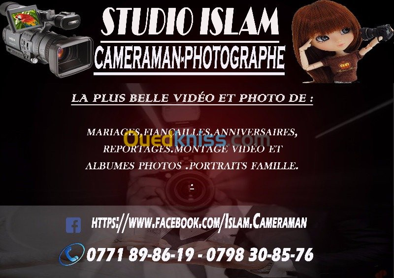 photographe -cameraman