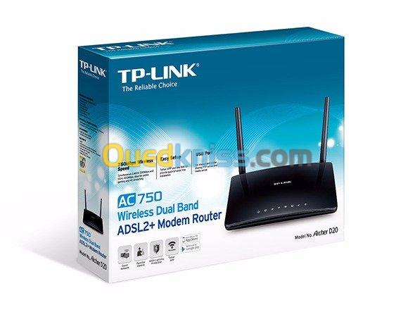 MODEM ROUTER TP LINK ARCHER D20 AC750