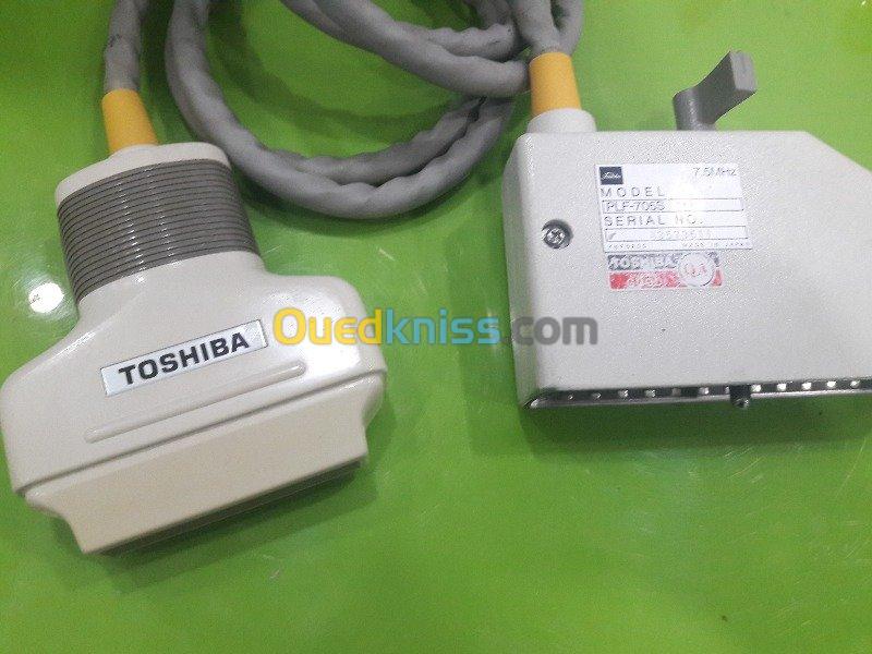 une sonde linéaire Toshiba (7.5 mHz)