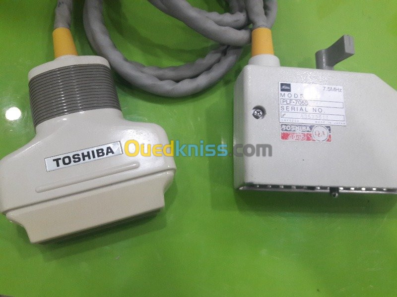 une sonde linéaire Toshiba (7.5 mHz)