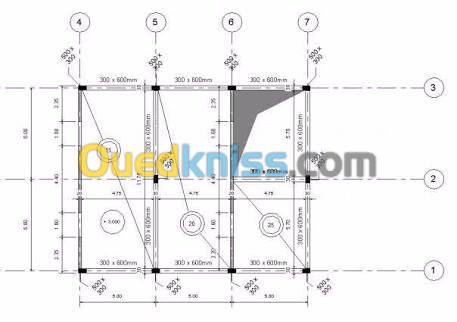 Dessins de Plans autocad