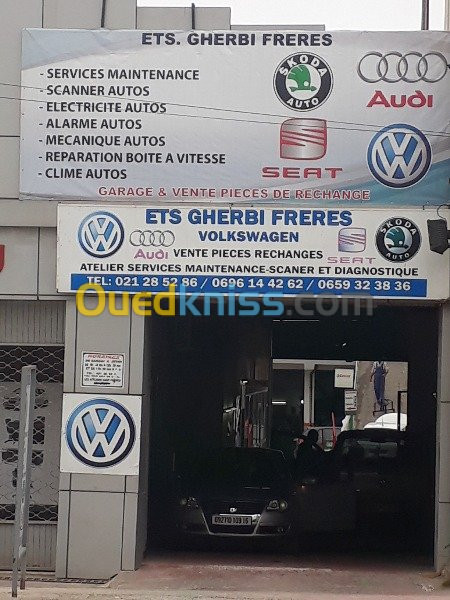 Réparation véhicule groupe volkswagen 