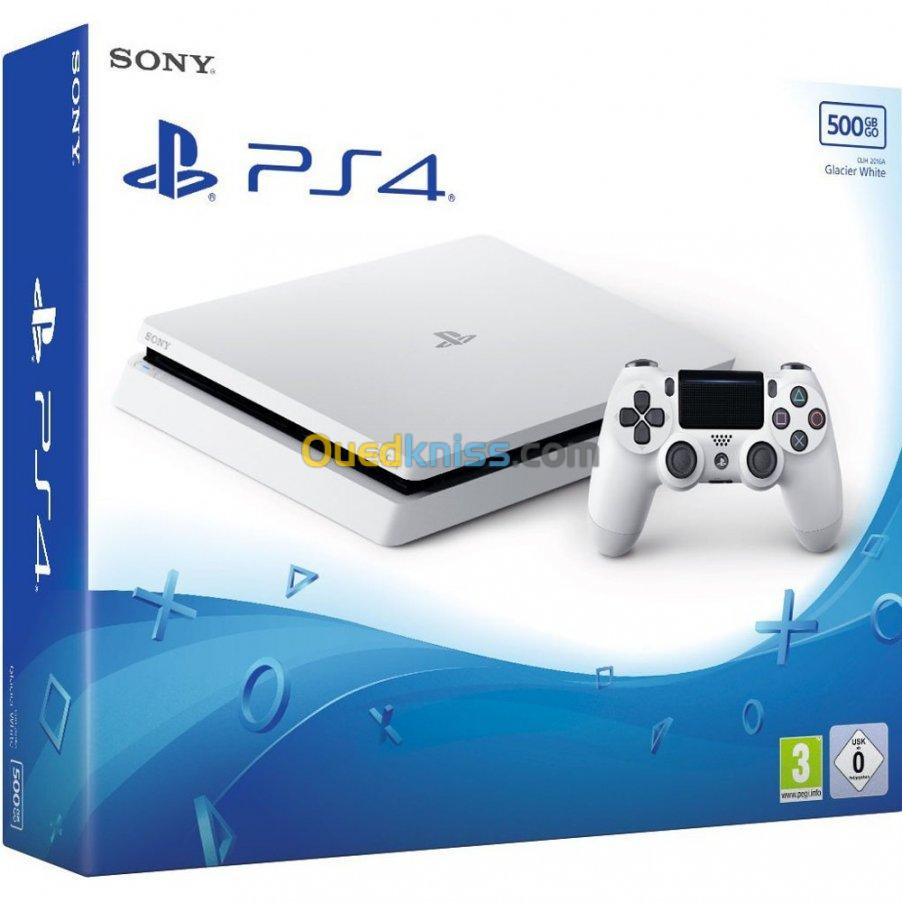 PLAYSTATION 4 SLIM 500GB BLANCHE 