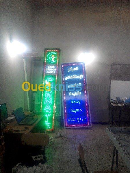 fabrication des panneaux pub a led 