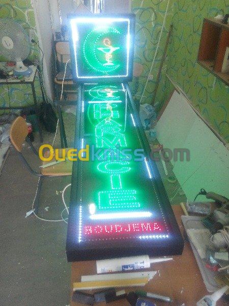 fabrication des panneaux pub a led 