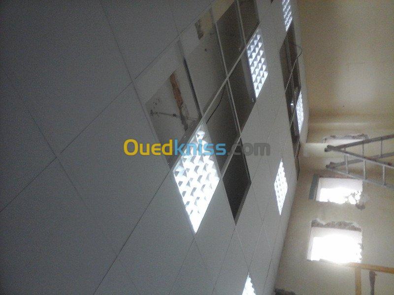 placo plat . pvc.plafond démontable