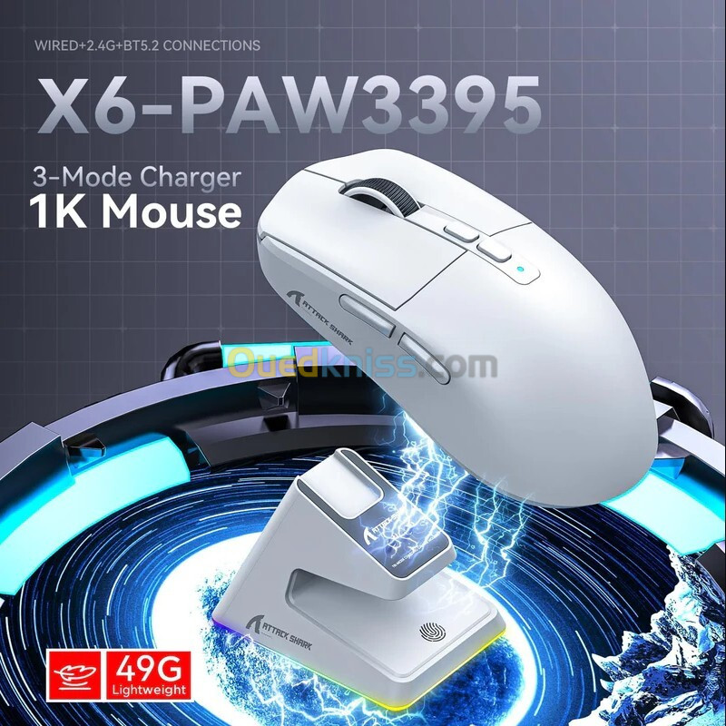 ATTACK SHARK x6 Wireless Gaming Mouse