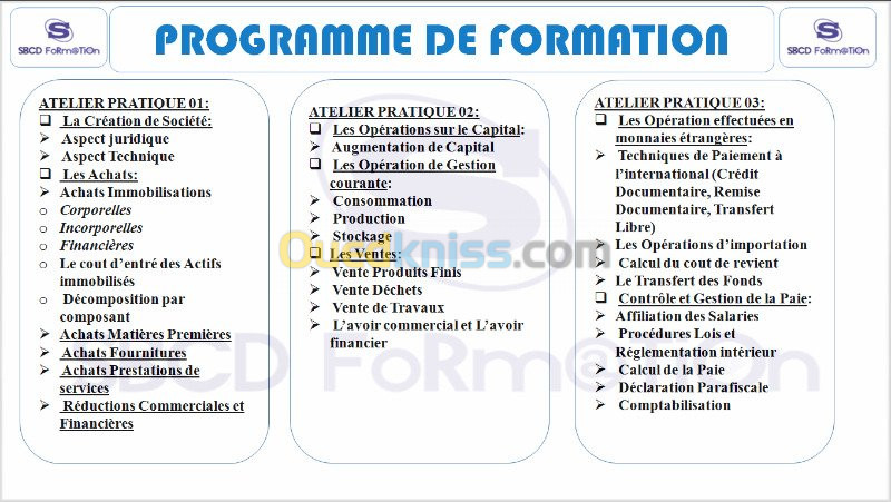 FORMATION 100% PRATIQUE 