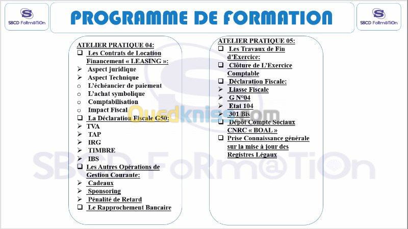 FORMATION 100% PRATIQUE 