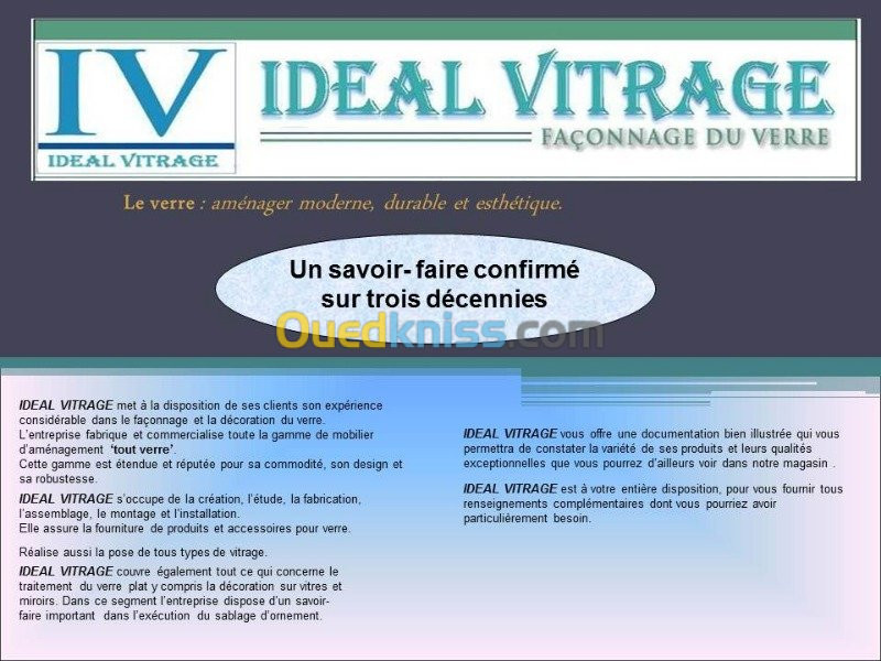 vitrines et comptoirs