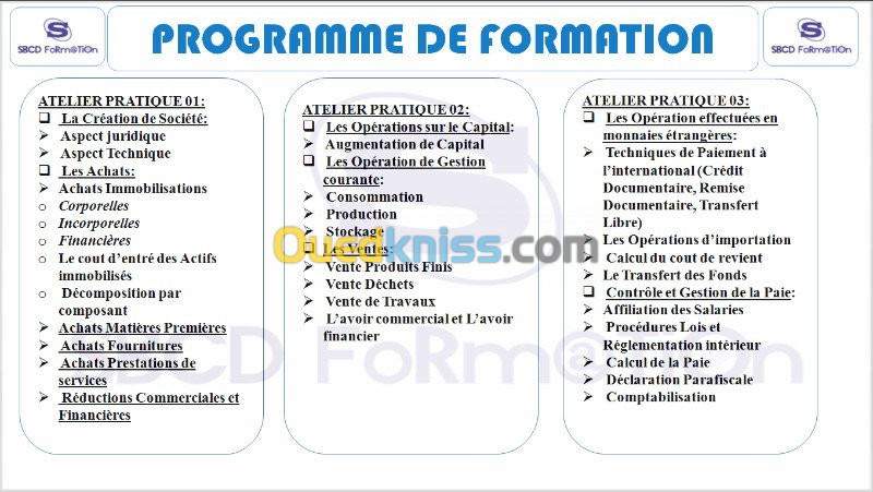 FORMATION 100% PRATIQUE 