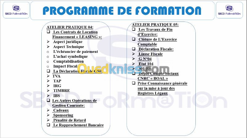 FORMATION 100% PRATIQUE 