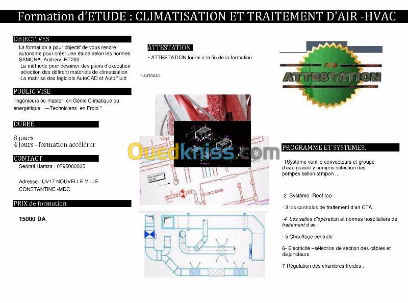 FORMATION EN GENIE CLMATIQUE 