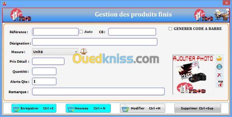 LOGICIEL GESTIONNAIRE DE PRODUCTION