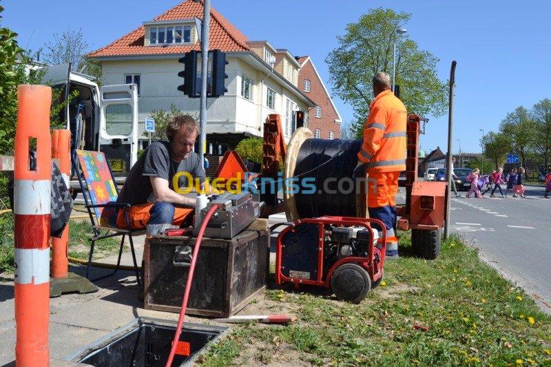 Souffleuses et Soufflage Fibre Optique